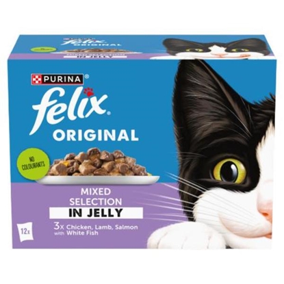Picture of Felix Mixed Selection in Jelly 12x85g | Wet Cat Food